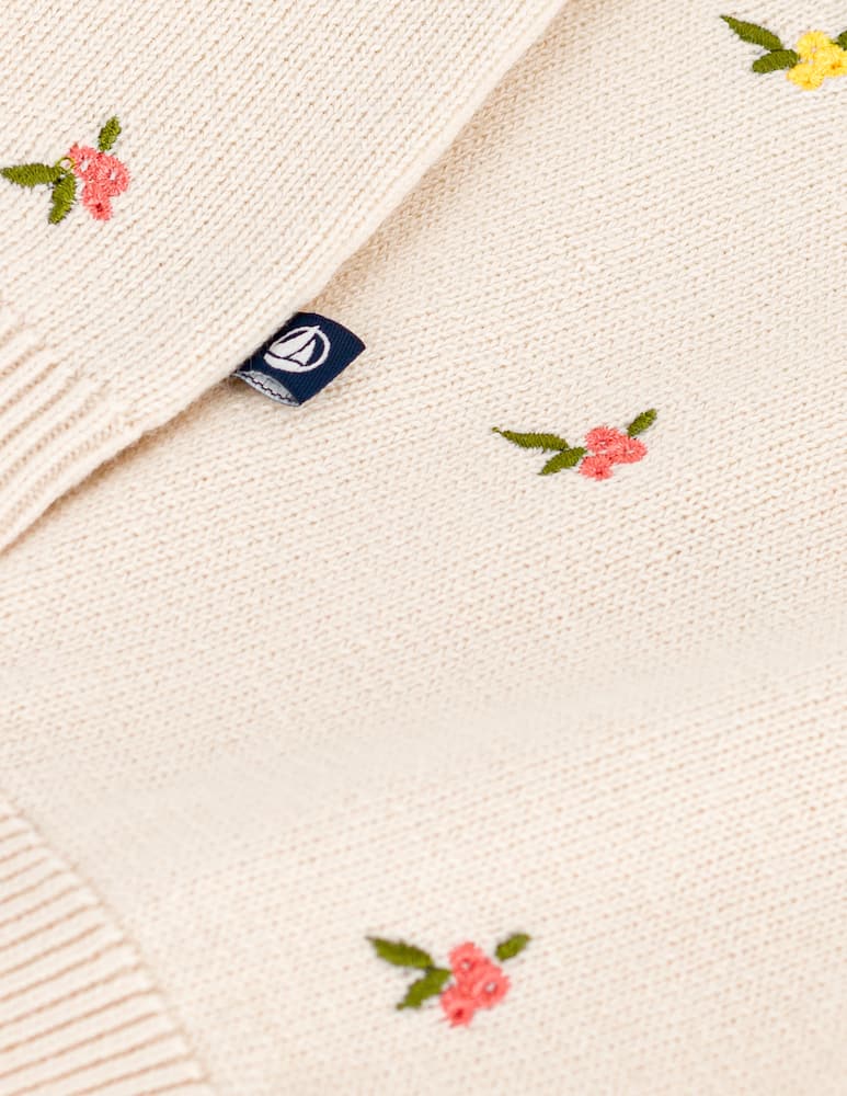 Petit Bateau Maglione con ricami floreali - immagine 3 Petit Bateau Maglione con ricami floreali - immagine 3