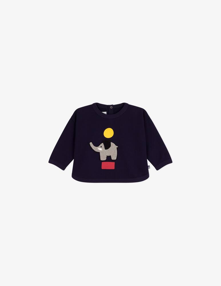 Petit Bateau Elephant sweatshirt - picture 1 Petit Bateau Elephant sweatshirt - picture 1