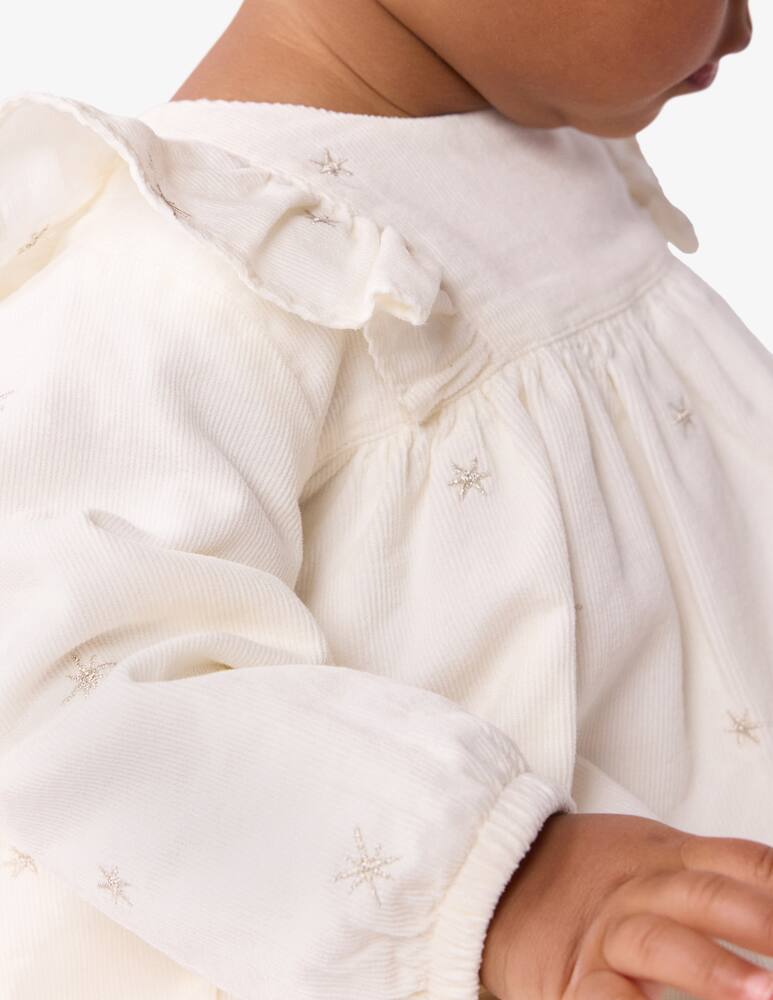 rinascente Petit Bateau Starry embroidered dress