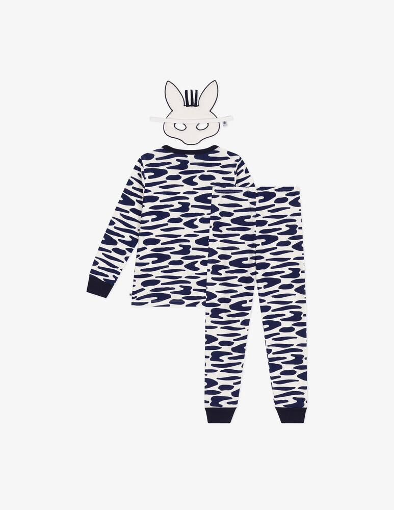 rinascente Petit Bateau Pigiama con maschera zebra