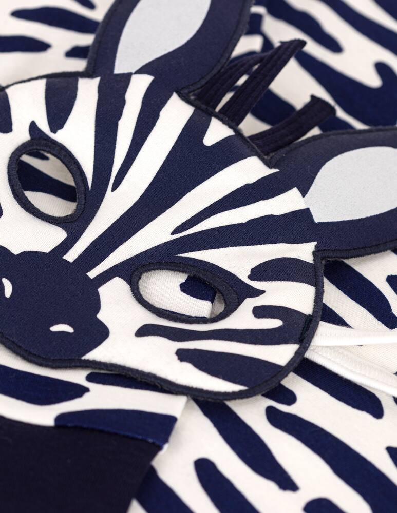 rinascente Petit Bateau Pigiama con maschera zebra