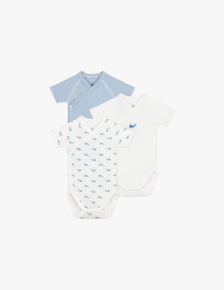 Petit Bateau Set di 3 body - immagine 1 Petit Bateau Set di 3 body - immagine 1