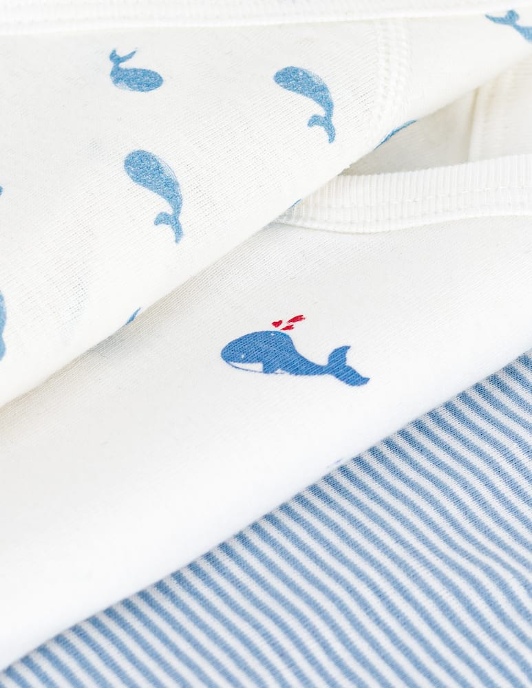Petit Bateau Set di 3 body - immagine 3 Petit Bateau Set di 3 body - immagine 3