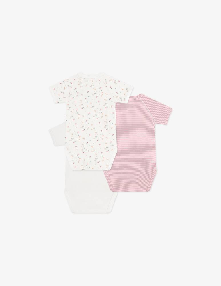 rinascente Petit Bateau Set 3 body a maniche corte