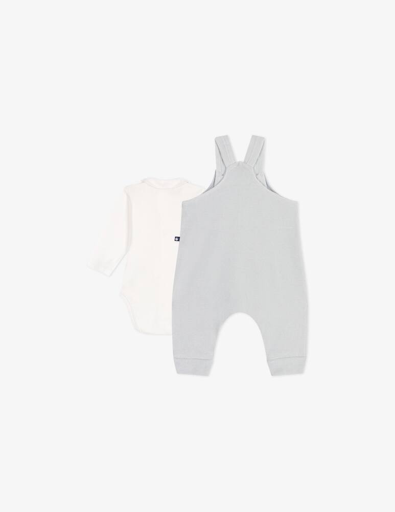 Petit Bateau Salopette e body set - immagine 2 Petit Bateau Salopette e body set - immagine 2