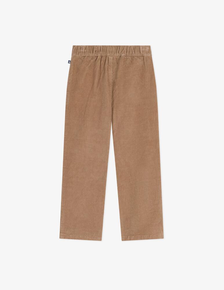 rinascente Petit Bateau Velour drawstring trousers