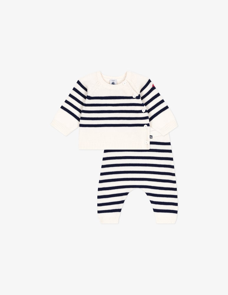 rinascente Petit Bateau Set a righe due pezzi