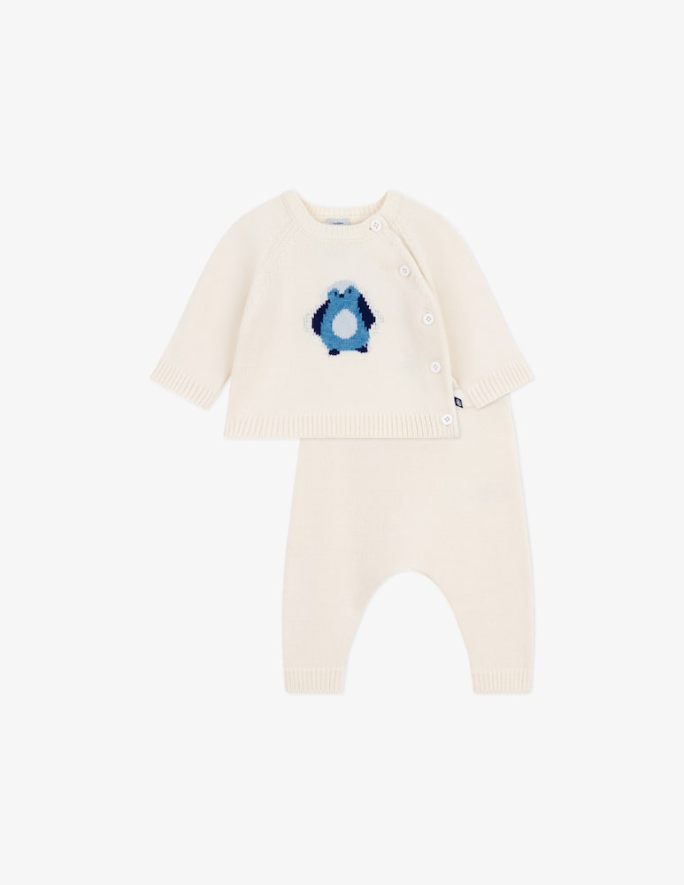 rinascente Petit Bateau Set due pezzi pinguino