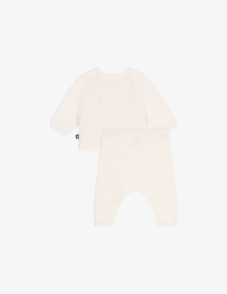 rinascente Petit Bateau Set maglione e pantaloni in misto lana e cotone