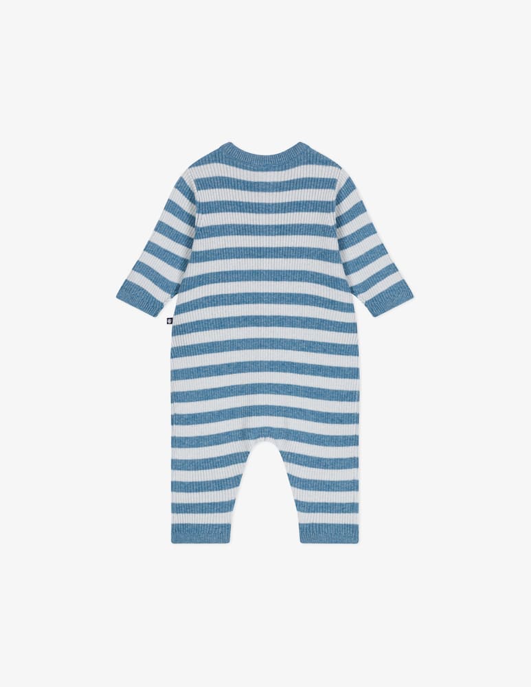 rinascente Petit Bateau Striped buttoned romper