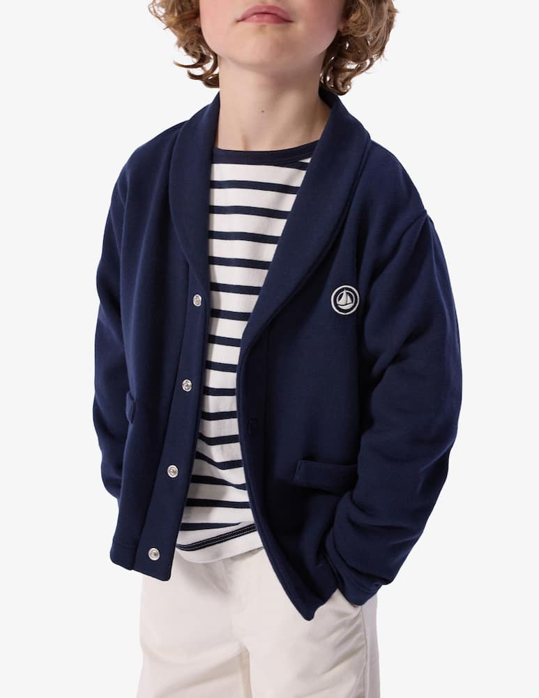 rinascente Petit Bateau Cardigan with shawl collar