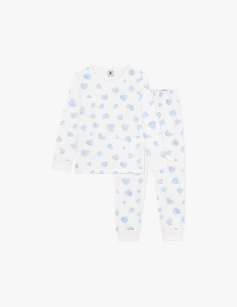 rinascente Petit Bateau Pigiama cuori stampati