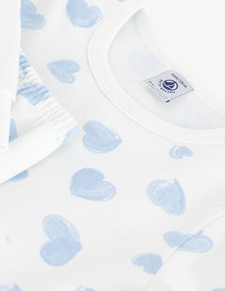 rinascente Petit Bateau Pigiama cuori stampati