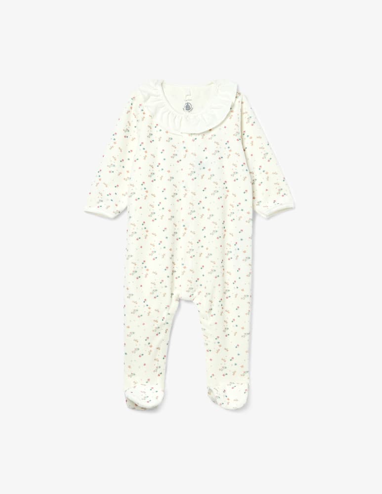 rinascente Petit Bateau Floral sleepsuit