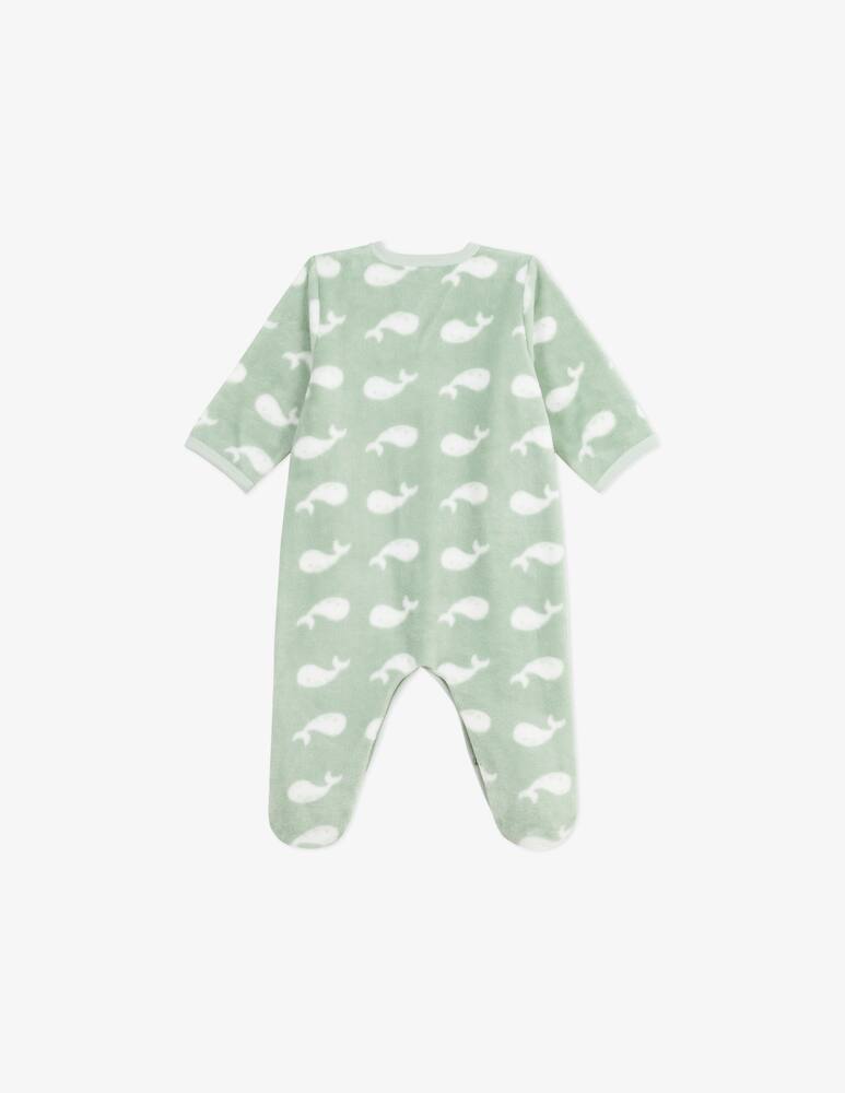 rinascente Petit Bateau Whale print sleepsuit