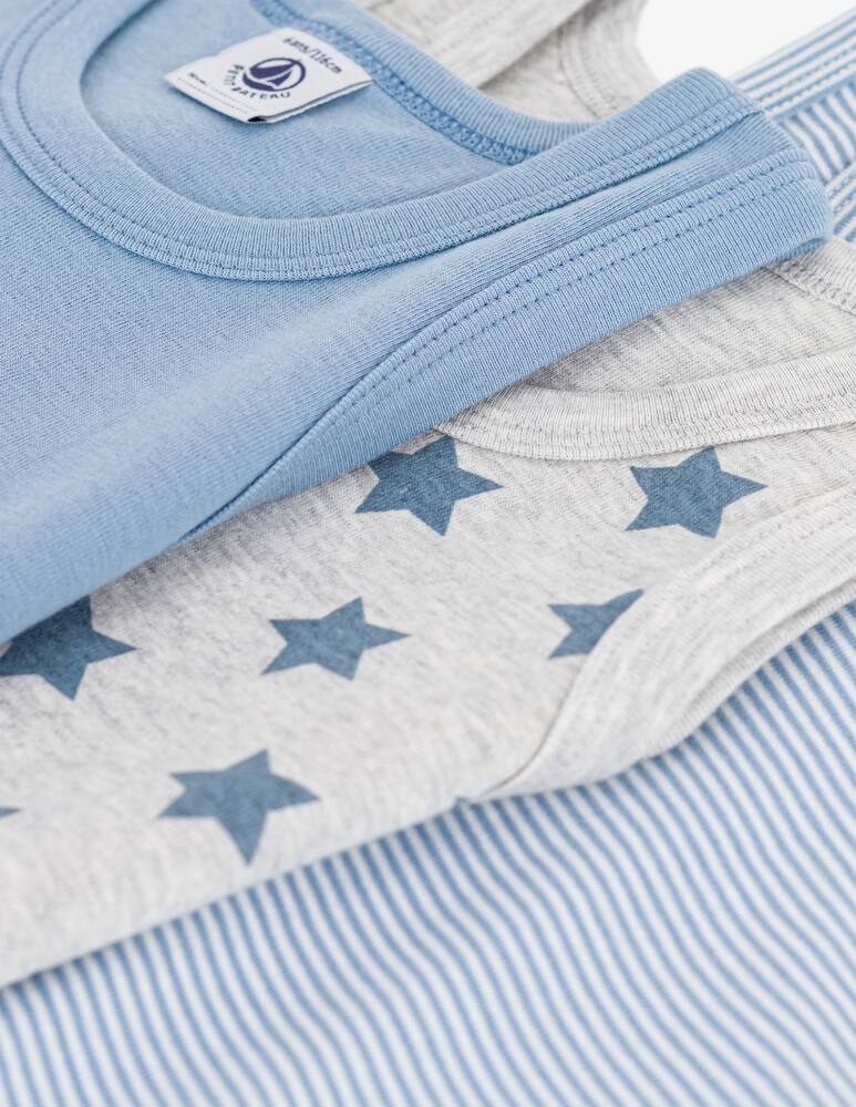 rinascente Petit Bateau Set di 3 canottiere