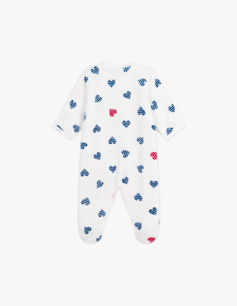 Petit Bateau Tutina pigiama cuori - immagine 2 Petit Bateau Tutina pigiama cuori - immagine 2