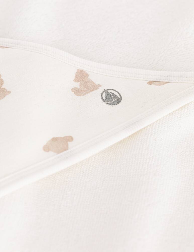 rinascente Petit Bateau Teddy hooded towel