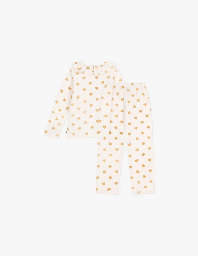 rinascente Petit Bateau Pigiama con cuori e volant