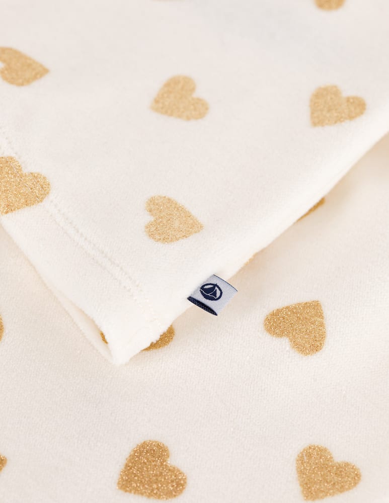 rinascente Petit Bateau Pigiama con cuori e volant