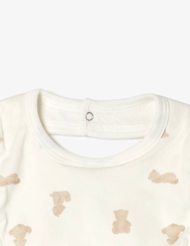 rinascente Petit Bateau Teddy bear bib set 2 