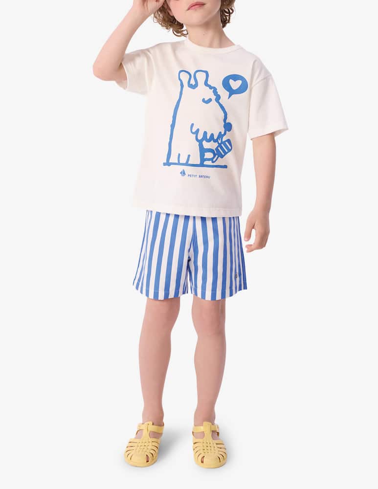 Petit Bateau T-shirt stampa marshmallow - immagine 2 Petit Bateau T-shirt stampa marshmallow - immagine 2