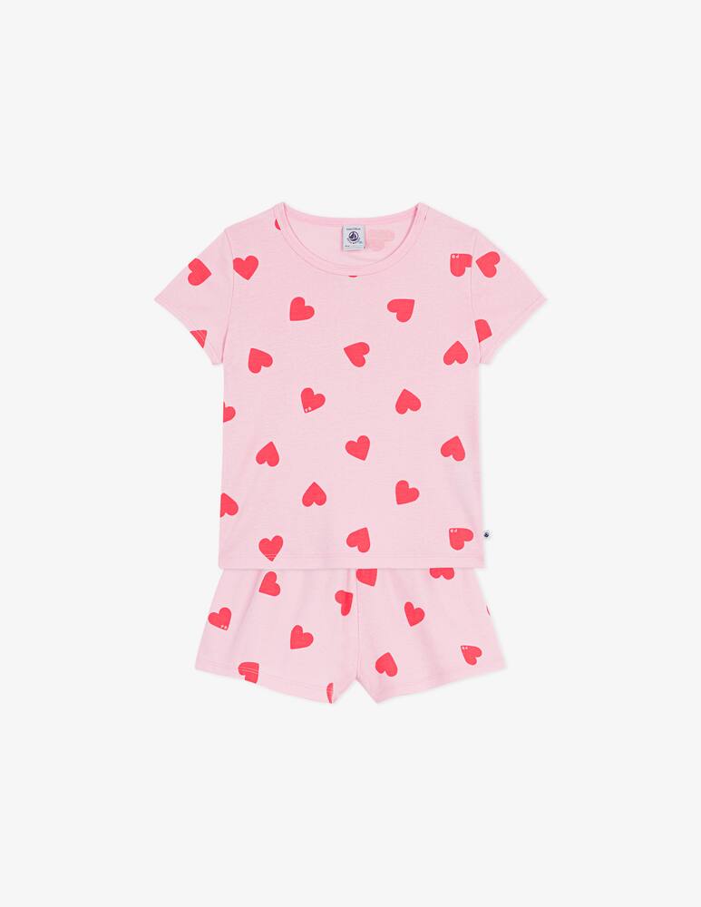 Petit Bateau Heart print pyjama set - picture 2 Petit Bateau Heart print pyjama set - picture 2