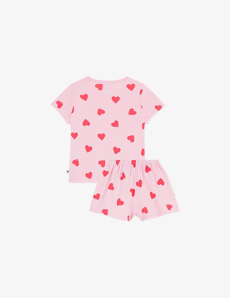 Petit Bateau Heart print pyjama set - picture 3 Petit Bateau Heart print pyjama set - picture 3
