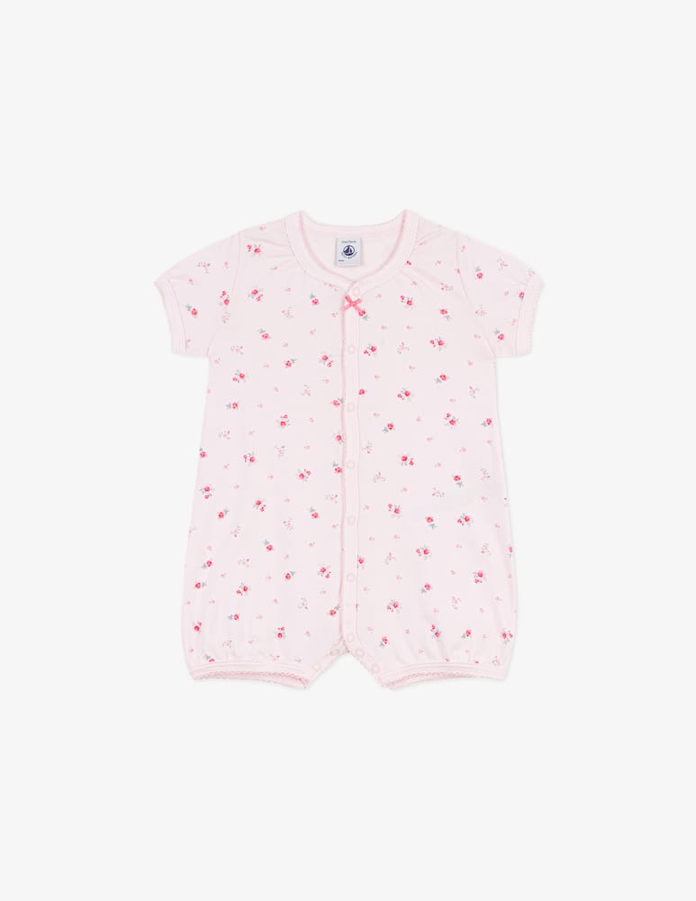 rinascente Petit Bateau Floral cotton playsuit