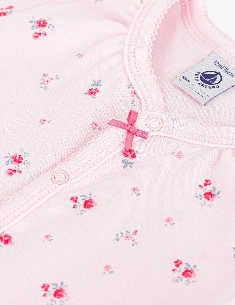 rinascente Petit Bateau Floral cotton playsuit