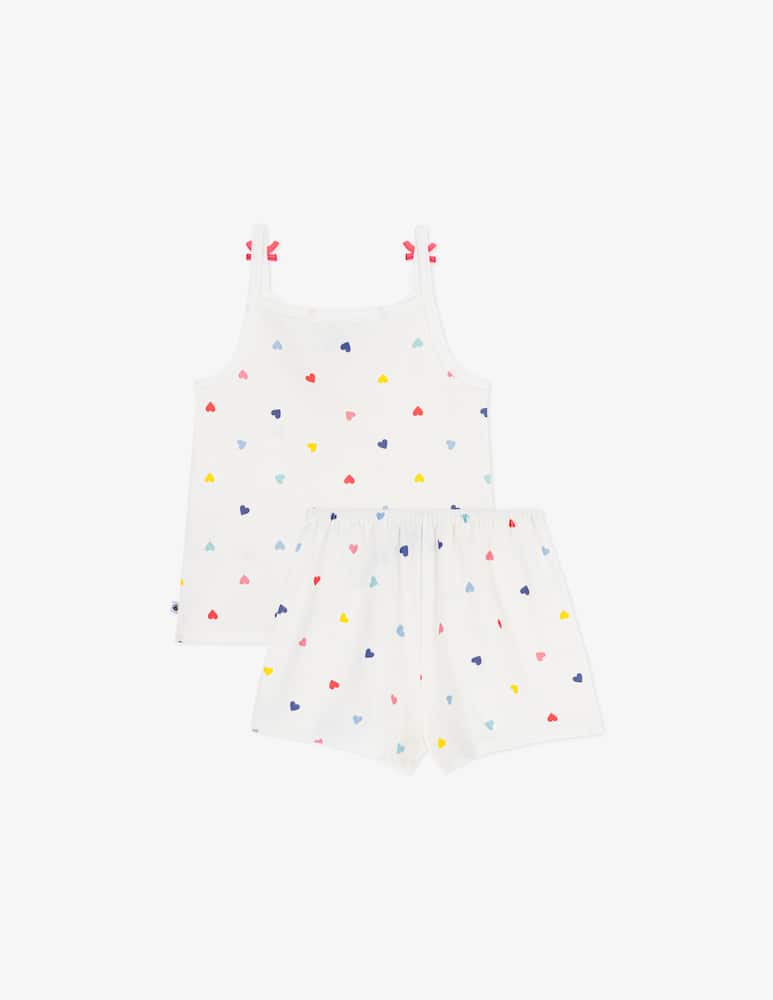 Petit Bateau Set top e shorts cuori - immagine 3