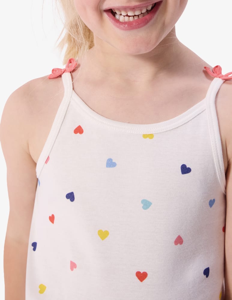 Petit Bateau Set top e shorts cuori - immagine 4