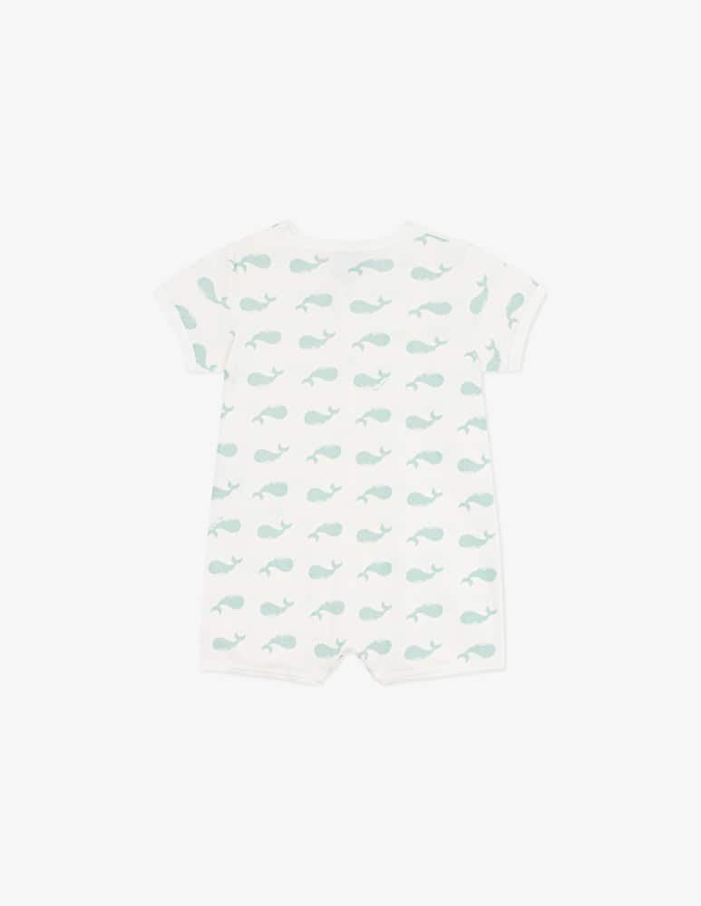 Petit Bateau Whale print sleepsuit - picture 2 Petit Bateau Whale print sleepsuit - picture 2