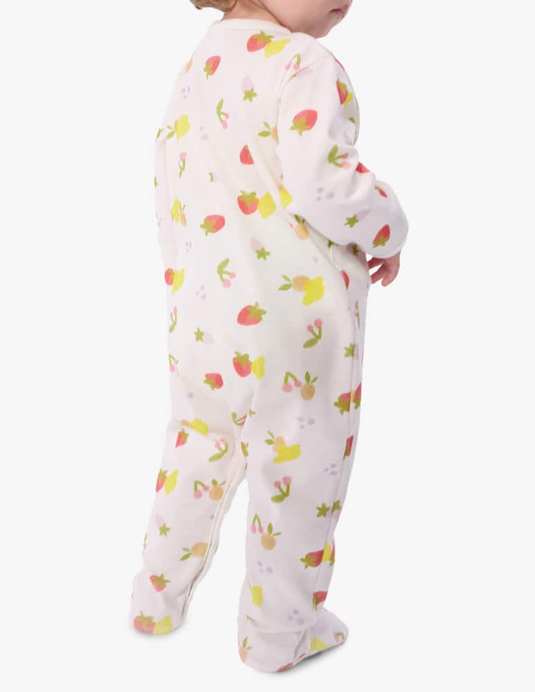 Petit Bateau Fruit print sleepsuit - picture 4