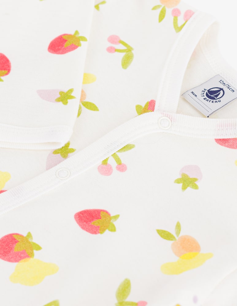 Petit Bateau Fruit print sleepsuit - picture 5