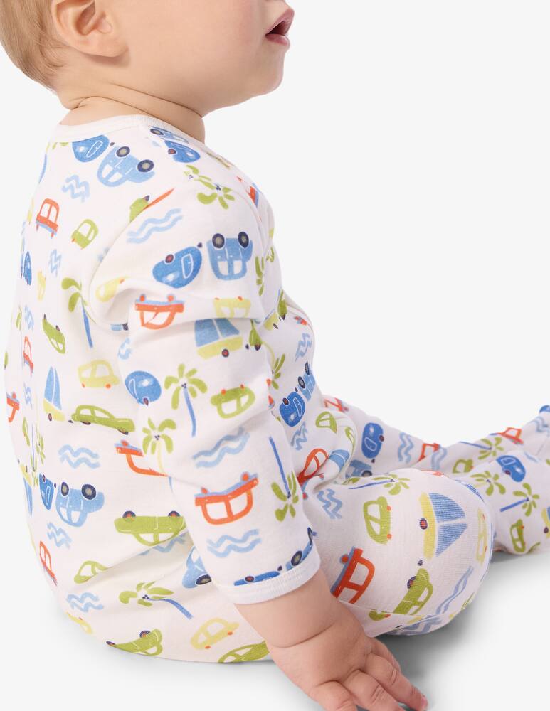 rinascente Petit Bateau Tutina con auto e barche