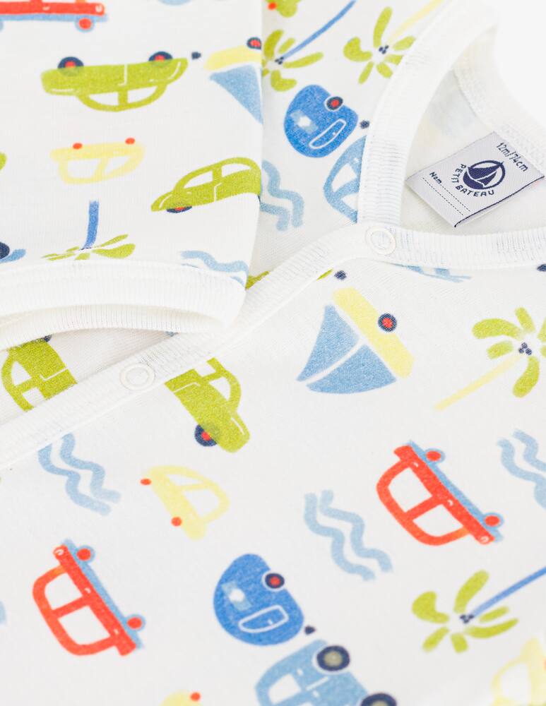 rinascente Petit Bateau Tutina con auto e barche