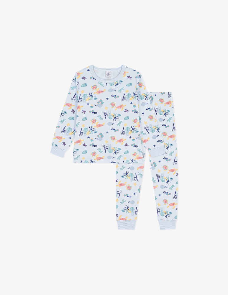 rinascente Petit Bateau Sea life pyjama set