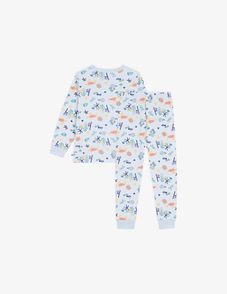 rinascente Petit Bateau Sea life pyjama set