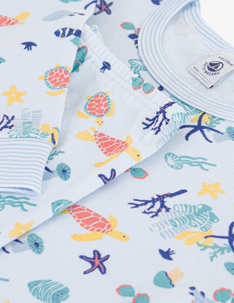rinascente Petit Bateau Sea life pyjama set