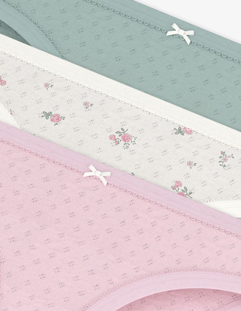 rinascente Petit Bateau Set culottes ricamato