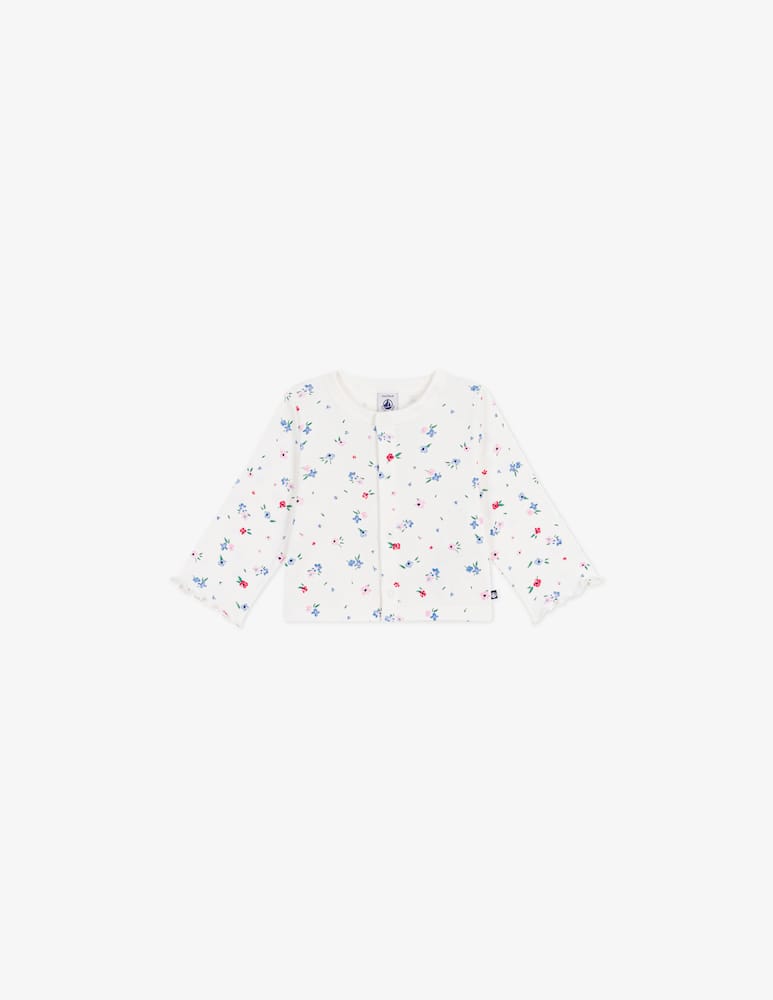 Petit Bateau Cardigan floreale - immagine 1 Petit Bateau Cardigan floreale - immagine 1