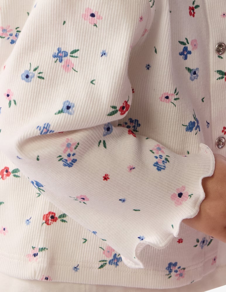 Petit Bateau Cardigan floreale - immagine 5 Petit Bateau Cardigan floreale - immagine 5
