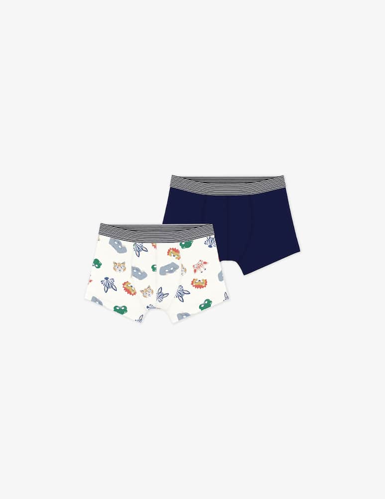 rinascente Petit Bateau Animal print boxers set 2