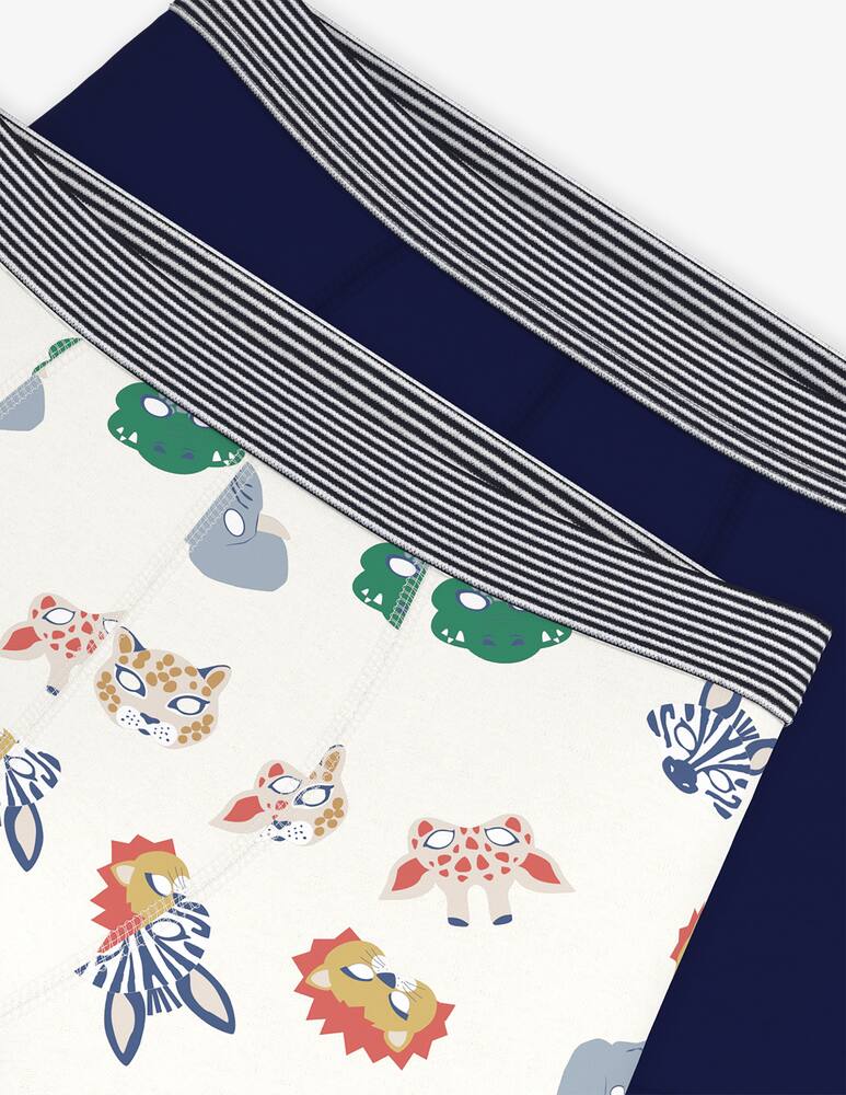 rinascente Petit Bateau Animal print boxers set 2