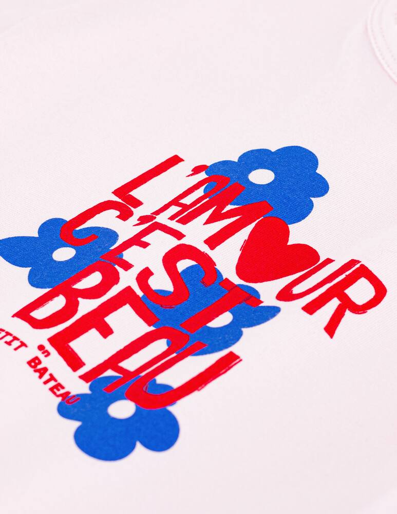 Petit Bateau T-shirt stampa L'amour - immagine 3 Petit Bateau T-shirt stampa L'amour - immagine 3