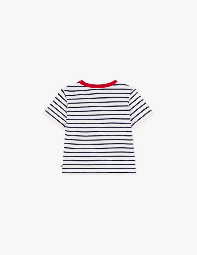 rinascente Petit Bateau T-shirt righe con cuore