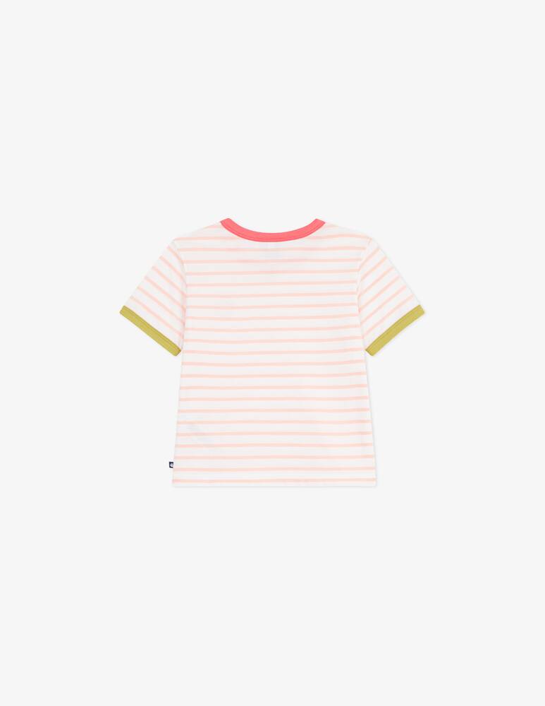 Petit Bateau T-shirt a righe cuore - immagine 2 Petit Bateau T-shirt a righe cuore - immagine 2