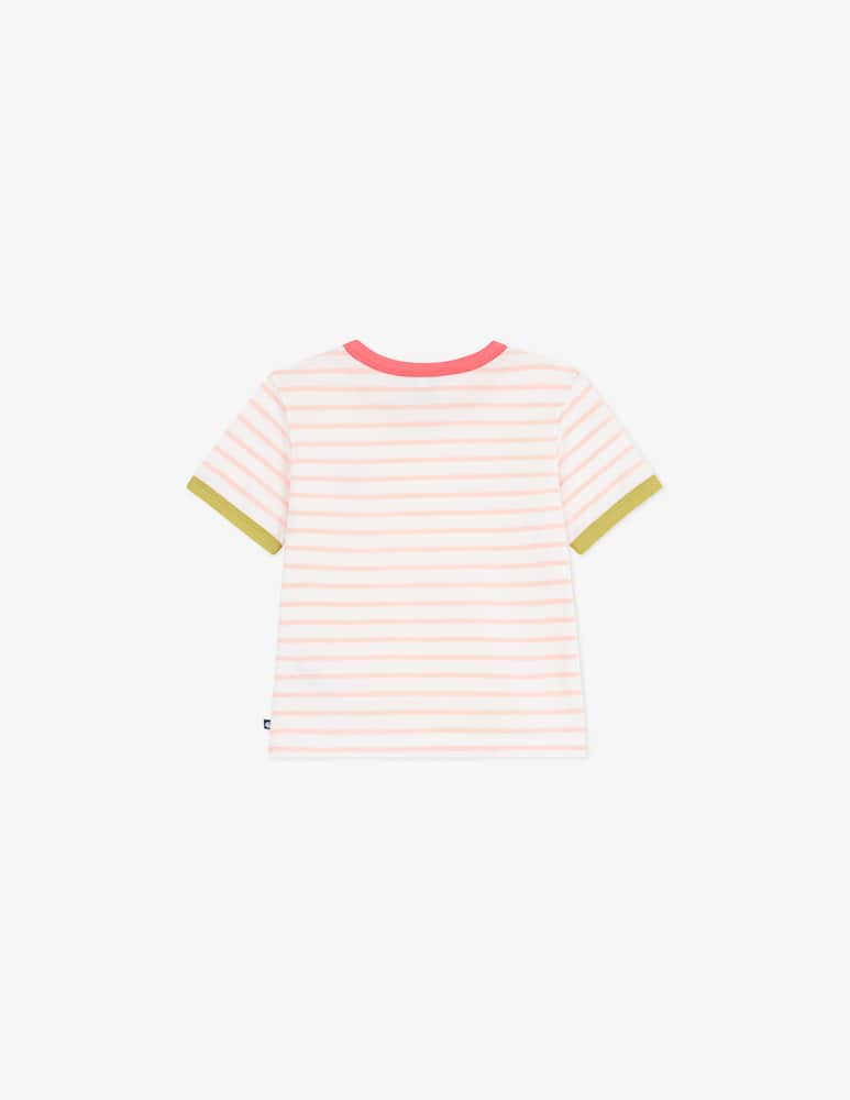 rinascente Petit Bateau T-shirt a righe cuore