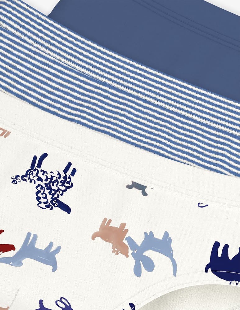 rinascente Petit Bateau Animal print slips